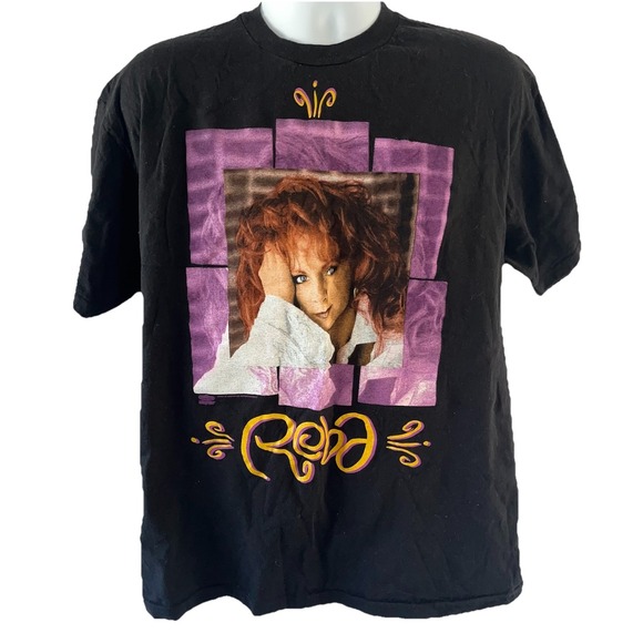 Vintage Reba McEntire 90s Concert Tour T-Shirt Hanes Single Stitch Size XL - Picture 2 of 9